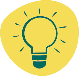 une ampoule qui brille sur fond jaune